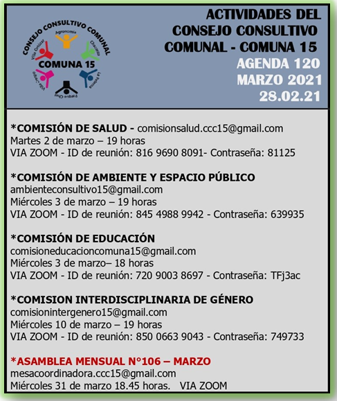 ACTIVIDADES COMUNA